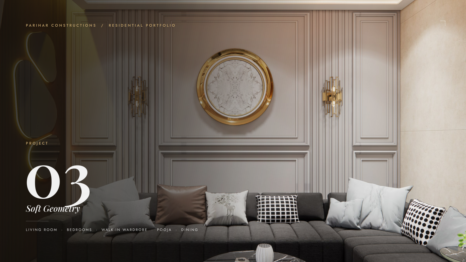 Page 13: Project 03 - Living Room Arc Wall