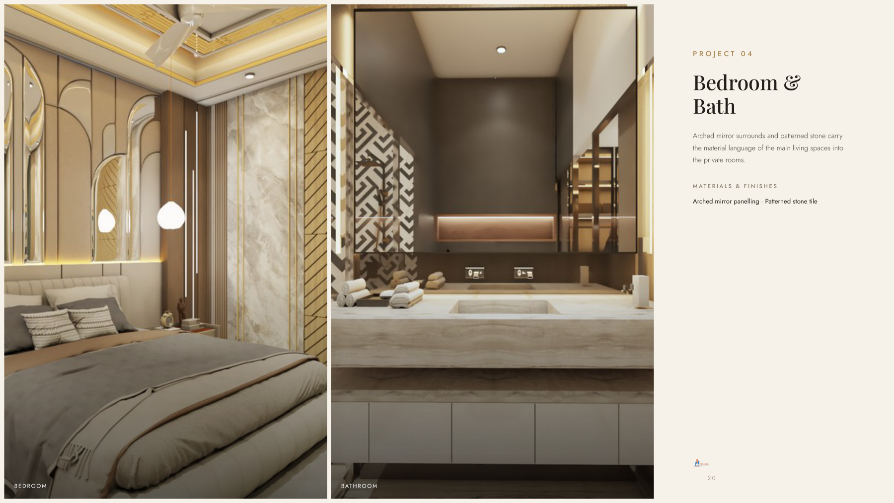 Page 21: Project 04 - Bath & Fluted Glass
