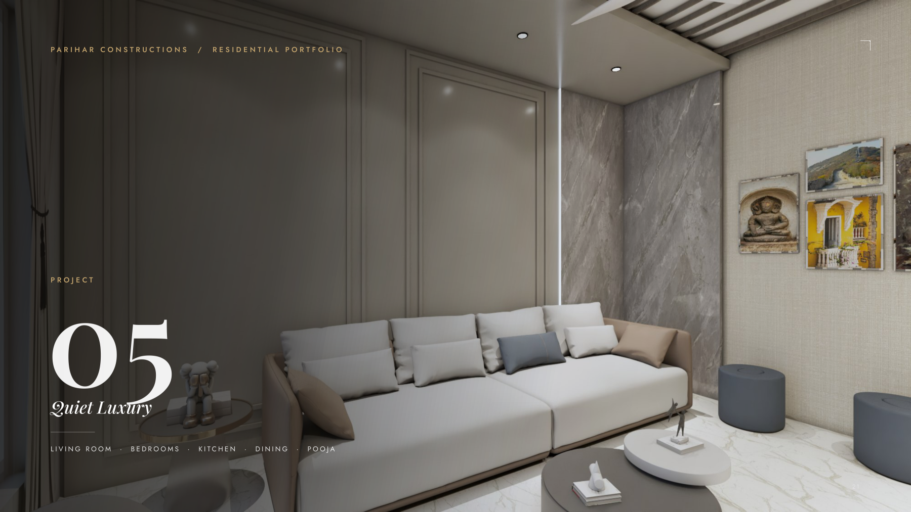 Page 22: Project 05 - Living Room Lounge