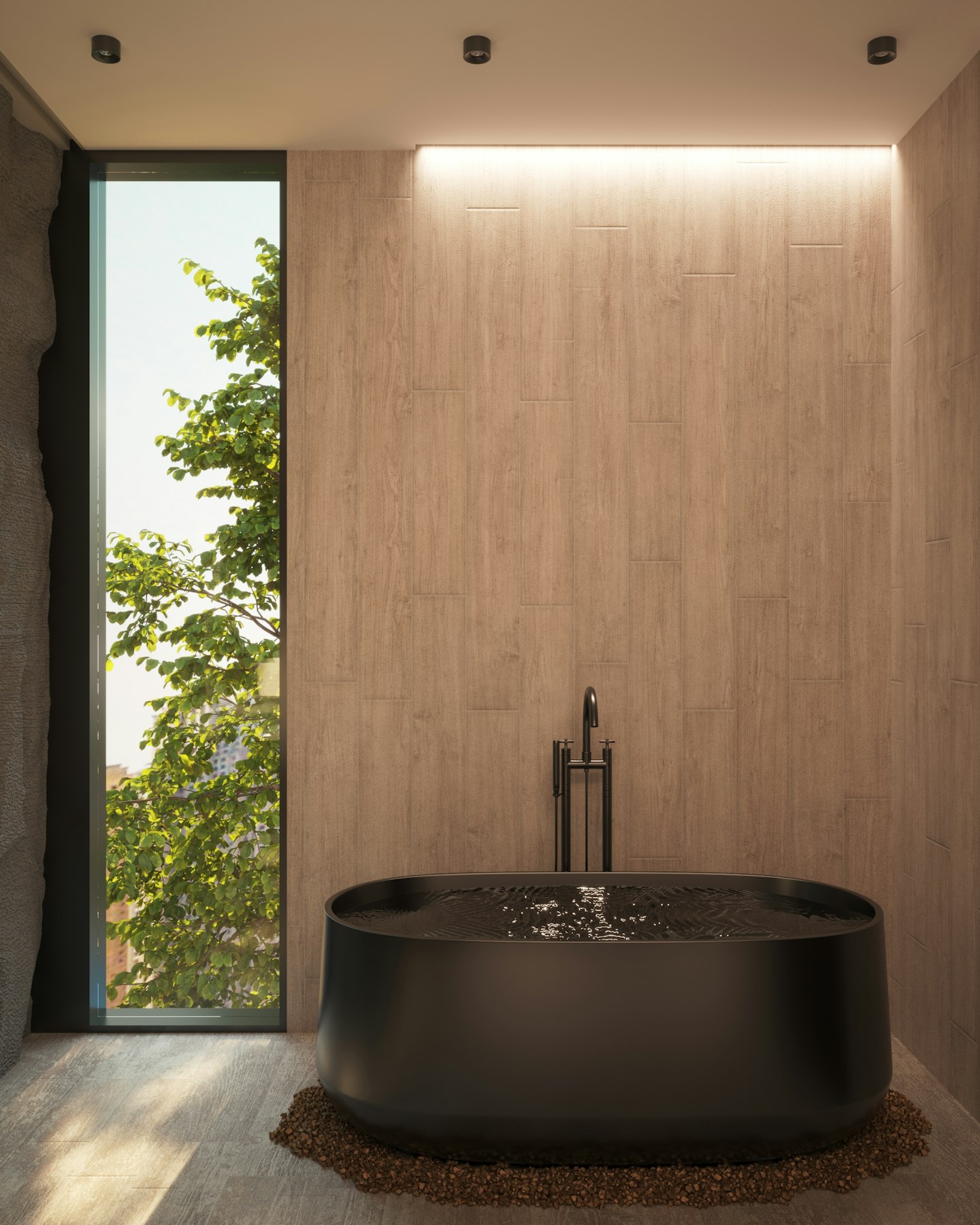 Walk-In Shower with Niche Storage