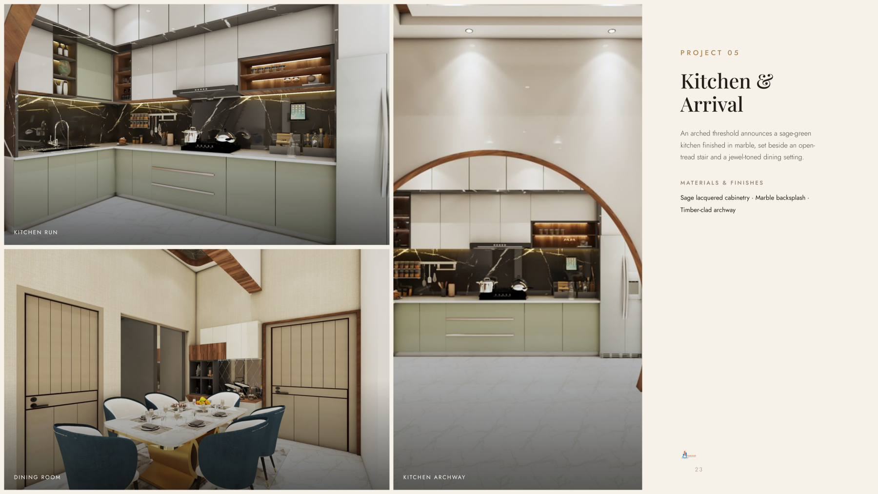 Page 24: Project 05 - Kitchen & Island